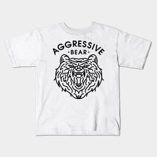 Aggressive Bear Kids T-Shirt